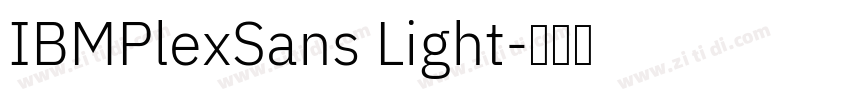 IBMPlexSans Light字体转换